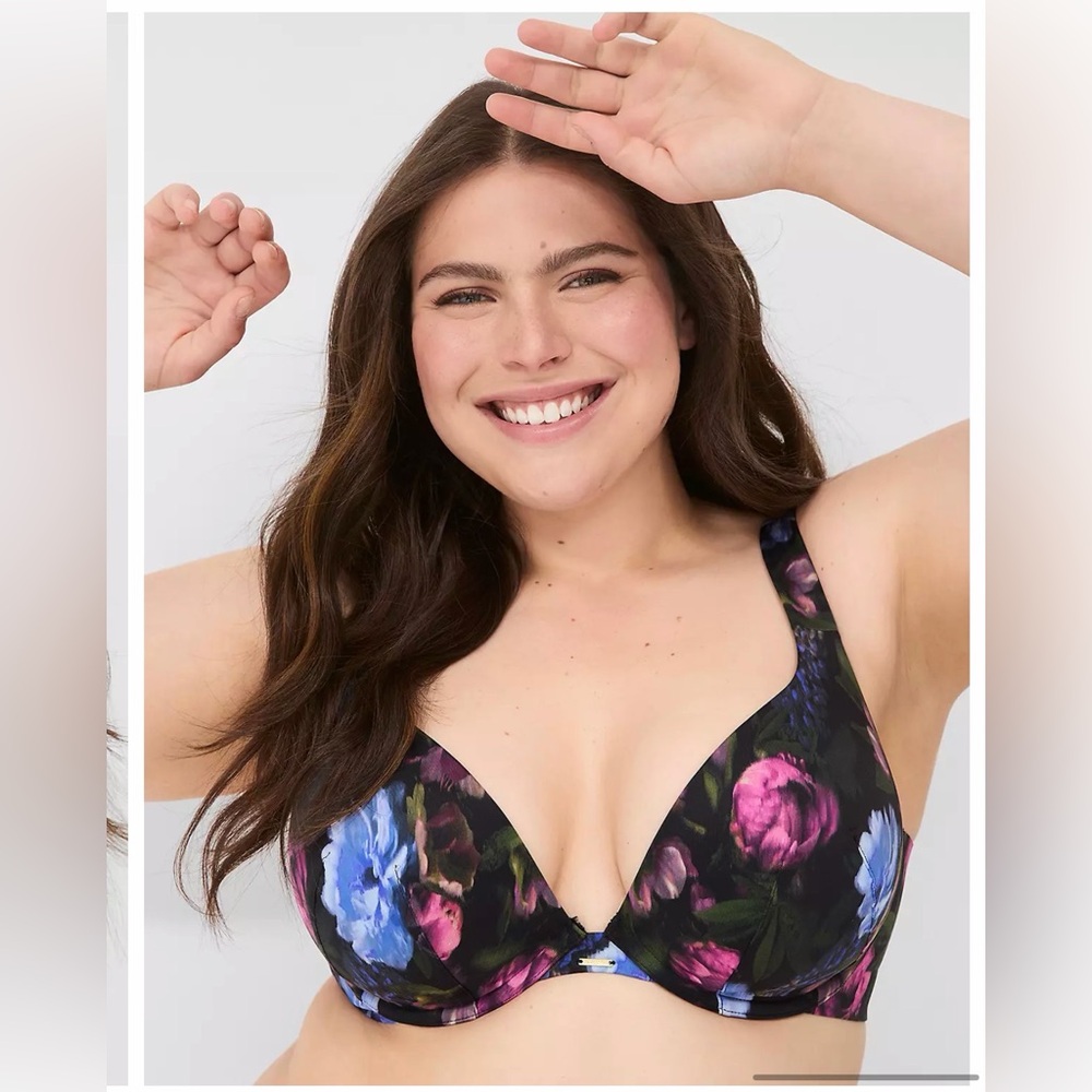 Lane Bryant Cacique Floral Bra
